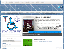 Tablet Screenshot of bvg-peelland.nl